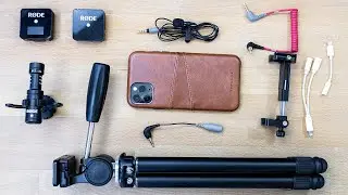 iPhone Video Making Accessories &mdash;&nbsp;Microphones, Tripod, and the Phone Mount