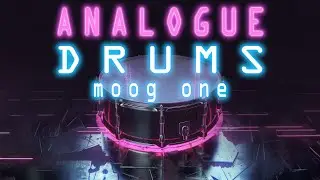 Analogue Drums Moog One demo RE-UPLOADED - better audio level