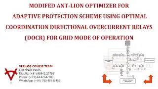 MODIFED ANT-LION OPTIMIZER-ADAPTIVE PROTECTION-OPTIMAL COORDINATION DIRECTIONAL OVERCURRENT RELAYS