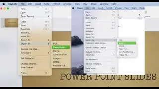 Convert Mac Pages to Microsoft Word Document and keynote into powerpoint |Technical Malik81| #Mac OS