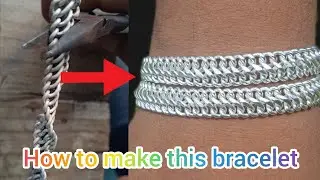 dabbale  8 bracelet | how to make this bracelet | silver 8 bracelet @devjewellery2949