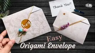 💌How to Make DIY Origami Paper Envelope Easy Paper Craft Ideas |