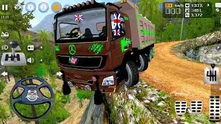 INDIAN TRUCK DRIVING BUS SIMULATOR INDONESIA OFF ROADING ROAD TRUCK GAME 