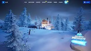 Fortnite WINTERFEST 2021 Christmas Jazz Background Lounge Music 1 Hour