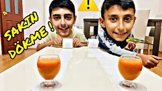 YUNUS EMRE VE METİNALİ İÇECEĞİNİZİ SAKİN DÖKMEYİN ‼️ ماما جابت بيبي - جنى مقداد | طيور الجنة