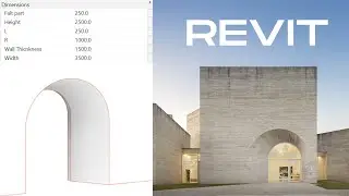 Revit Tutorial: Double Arched Wall Opening