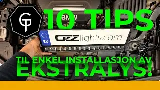 10 enkle steg for &aring; montere ekstralys p&aring; biler med xenon &ndash; slik gj&oslash;r du det! 🔧✨