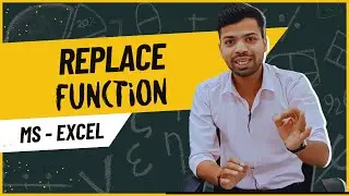 How to use #Replace function in Excel | Live In Code | #dataanalysis #exceltutorial