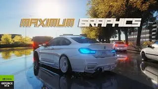 DRIFTING THROUGH TRAFFIC IN AN M4 ( F82 ) INSANE 4K ASSETTO CORSA GRAPHICS 😍