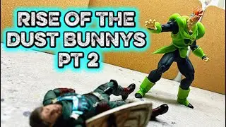 Android 16 vs soilder boy RISE OF THE DUSTBUNNYS PT:2 stop motion (Soilder boy vs android16)