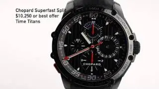 Chopard Superfast Classic Racing Split Seconds Retail $16,560 Chronometer DLC 45MM BNIB 168542-3001