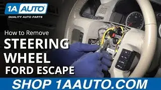 How to Remove Steering Wheel 08-12 Ford Escape