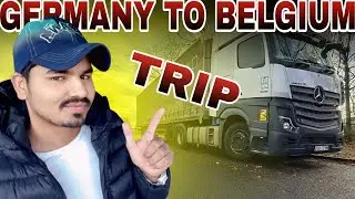 Belgium Trip 🇮🇳🚛 | देखते है इस वीडियो मे इंडियन भाई कैसे काम करते है यूरोप 🇪🇺 में 🤔| #famouskaro53 🔥
