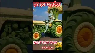 😱Lord Shiva Driving Tractor !#shorts #mahakal #mahadev #youtubeshorts