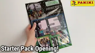 Starter Pack Opening! - Panini Minecraft Celebration Sticker Collection (15 YEARS!)