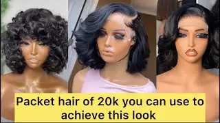 Achieve this luxury look with this 2 packet hairs./review on trendy packet hair/Hairdom packet hair