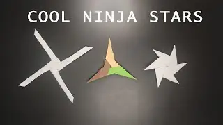 How To Make Origami Ninja Star | 3 Cool Paper Shurikens | Cómo hacer una estrella ninja de origami