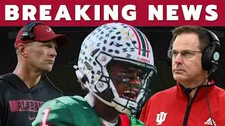 BREAKING! INDIANA'S VICTORY HARMS BAMA! ALABAMA FOOTBALL NEWS UPDATE!