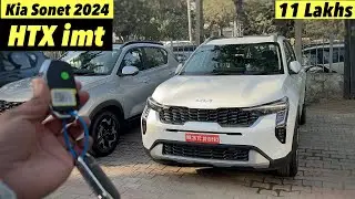 Kia Sonet HTK Plus IMT Variant 2024 - Detailed Review & New On Road Price ? Kia Sonet imt 2024 !