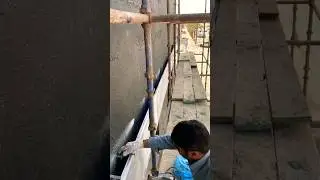 big marble fixing outside the wall