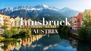 Walking in Innsbruck, Austria 🇦🇹 | Relaxing 4K City Walk Along the River
