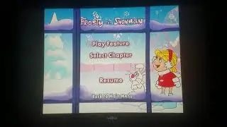 Frosty The Snowman 2011 DVD Menu Walkthrough 