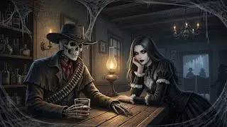 Dark Country Minor Acoustic Western Ballad with Americana Noir for Midnight Listening
