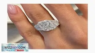5.00Ct Radiant Cut Lab Created Diamond Women's Engagement 14K White Gold FN
