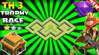 NEW BEST TH 3 TROPHY/FARMING BASE 2020!! Town Hall 3 hybrid Base Design - Clash Of Clans