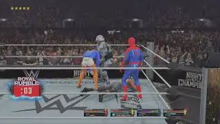 WWE 2K25 Random Created superstar royal rumble part 15