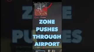 Zone Pushing Through Airport is SCARY | Warzone #Shorts