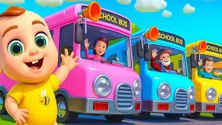 Wheels on the bus go round and round song | nursery rhymes for babies | Play wheels on the bus