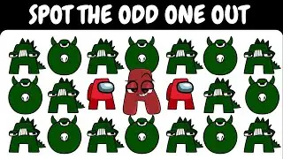 Alphabet Lore Quiz | Spot The Odd One Out | Find Three Difference | Solve The Maze | ABC