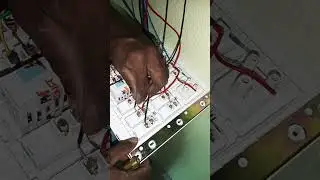 consil wiring 18 modular board fitting 🟥✨#electricwork #youtubeshorts #like