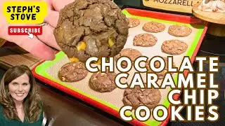 Chocolate Caramel Chip Cookies-Easy Indulgent Cookies Recipe for the Holidays- Steph&rsquo;s Stove
