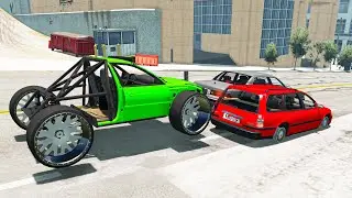 Car Crashes in Traffic #1 - Beamng drive | TornMetal