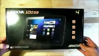 111&euro; Tablet Archos Arnova 10d G3 Unboxing/Hands on [HD|HQ]