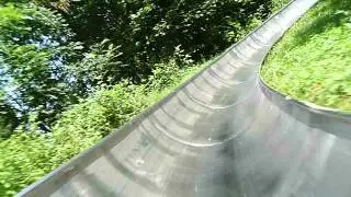 Sommerrodelbahn Strau&szlig;berg (Affenwald) 7 juli 2013 Onride zonder lift