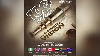 THE POWER OF VISION (100% ONLINE MID-WEEK SERVICE)