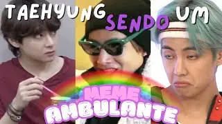TAEHYUNG sendo a ✨DEFINI&Ccedil;&Atilde;O✨ de MEME durante 4 minutos!