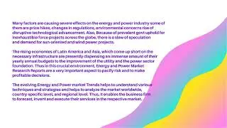Energy and Power Market Research Reports | Energy and Power Market Trends | Aarkstore.com