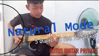 Natural Mode - 3 Shapes - Keken - Rotus Guitar Private