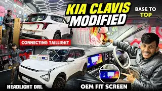 2026 KIA CLAVIS WITH OEM FIT ANDROID😱KIA CLAVIS BASE MODEL MODIFICATION✅KIA CLAVIS BASE TO TOP MODS