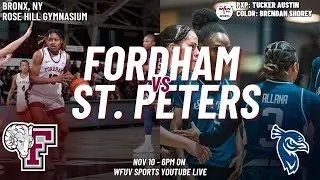 Fordham Women's Basketball vs St. Peter's | WFUV Sports Radio Broadcast