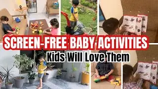 Babies Toddlers Activities at Home | How to Keep kids Busy | No Screen Time Ideas