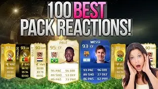 100 BEST CRAZY LIVE PACK OPENING REACTIONS - Fifa 15 Live Pack Opening Reactions Pele Ronaldo Messi