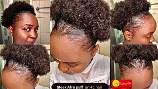 Sleek Puff Styles for Short Afros!