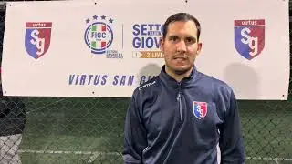 🎤 Intervista a Paride Roncaglia (Virtus San Giustino) dopo la vittoria contro la Pantanelll Anagni