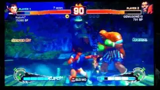 SSF4: Kazurk7 (Sakura) VS GENIUSONE10 (Balrog) 2