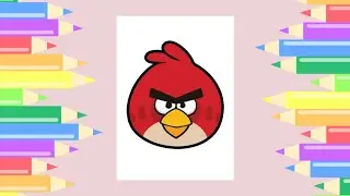 How to Draw Angry Bird Drawing for Kids | Easy Drawing for Kids Step By Step 